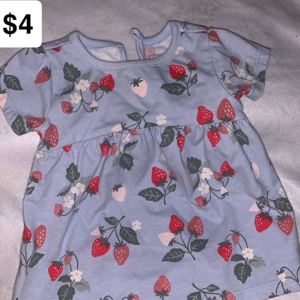 Garanimals Red and Blue Flutter Sleeve Sundress